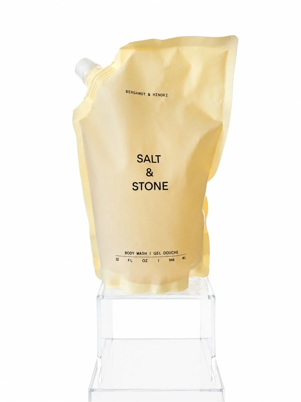 SALT & STONE Bergamont & Hinoki Body Wash- 32 Oz Refill